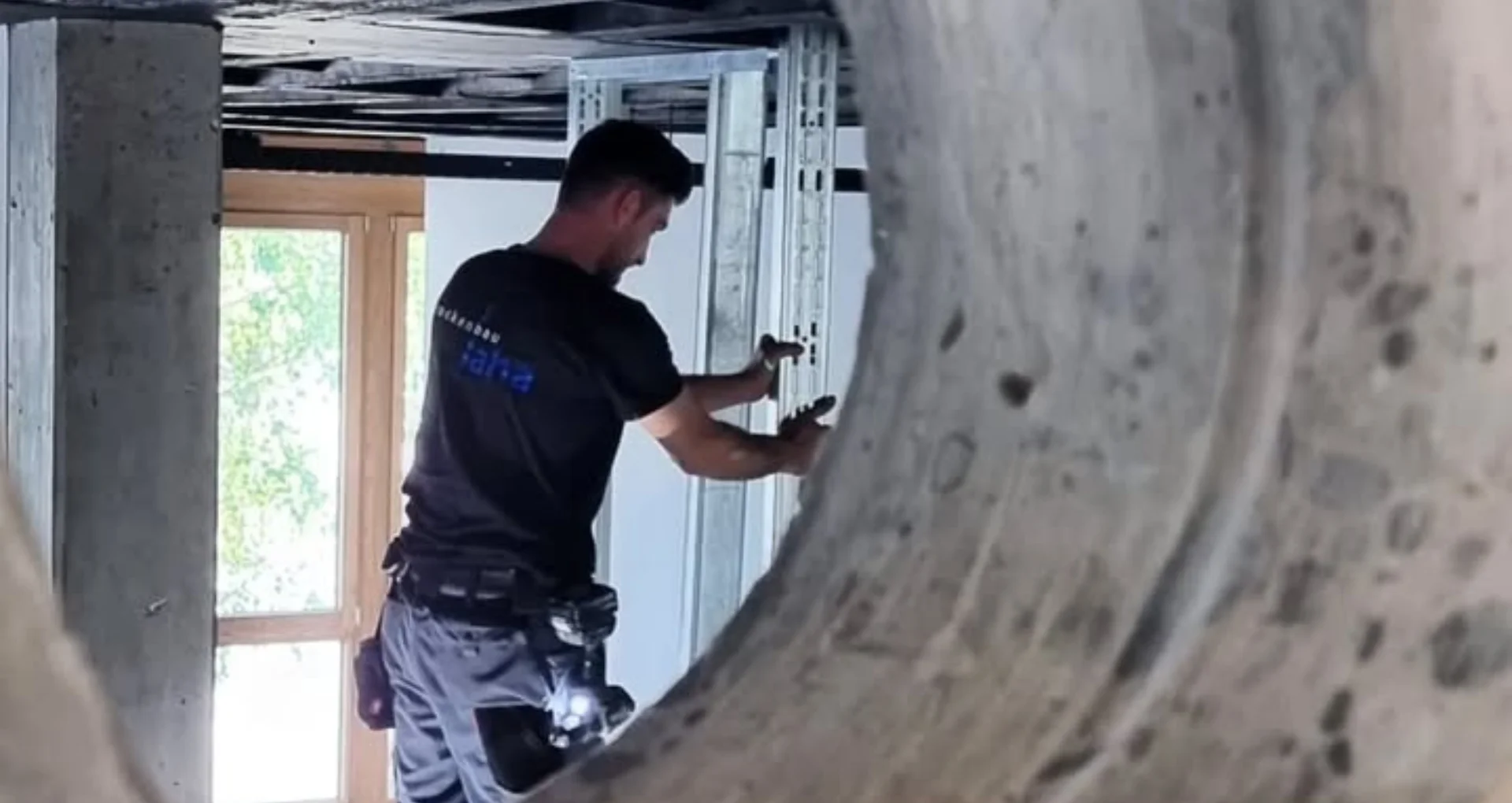 Fachgerechte Sanierung und Modernisierung einer Bestandswand